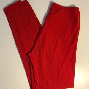Red LLR Leggings